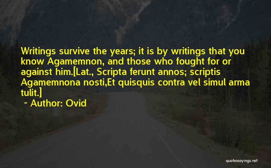 Volzicht Quotes By Ovid