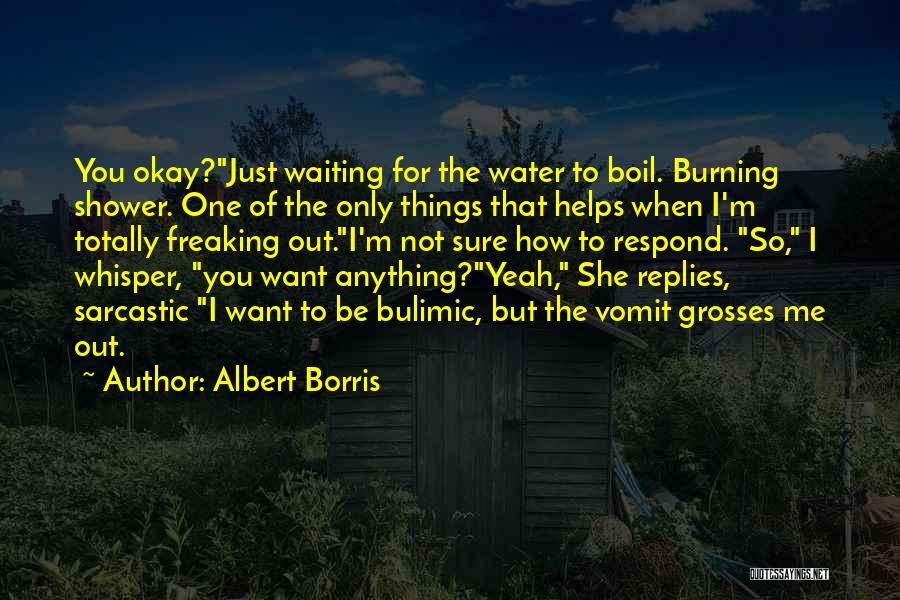 Vomit Quotes By Albert Borris