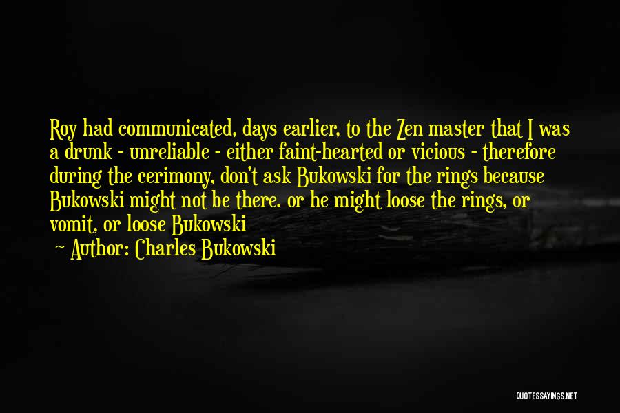 Vomit Quotes By Charles Bukowski