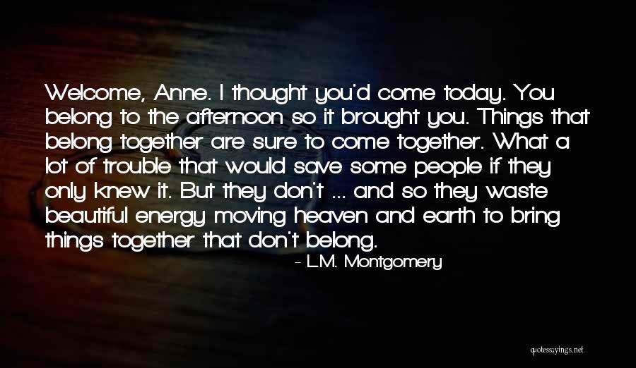 Vomitate Quotes By L.M. Montgomery Vomitate Quotes By L.M. Montgomery