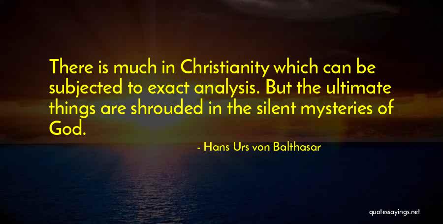 Von Balthasar Quotes By Hans Urs Von Balthasar Von Balthasar Quotes By Hans Urs Von Balthasar