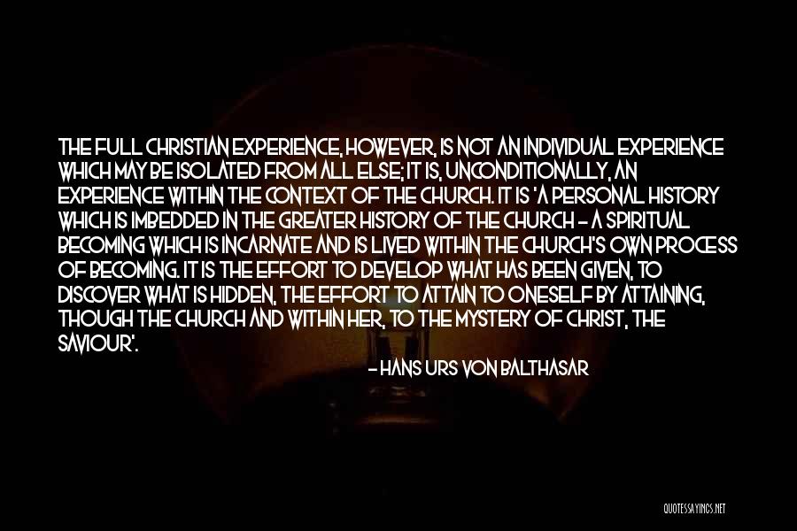 Von Balthasar Quotes By Hans Urs Von Balthasar Von Balthasar Quotes By Hans Urs Von Balthasar