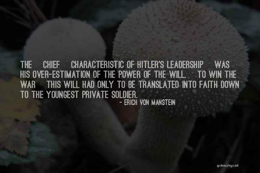 Von Manstein Quotes By Erich Von Manstein Von Manstein Quotes By Erich Von Manstein
