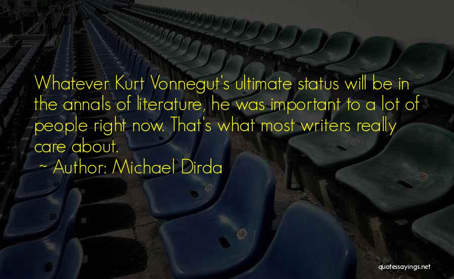 Vonnegut Kurt Quotes By Michael Dirda