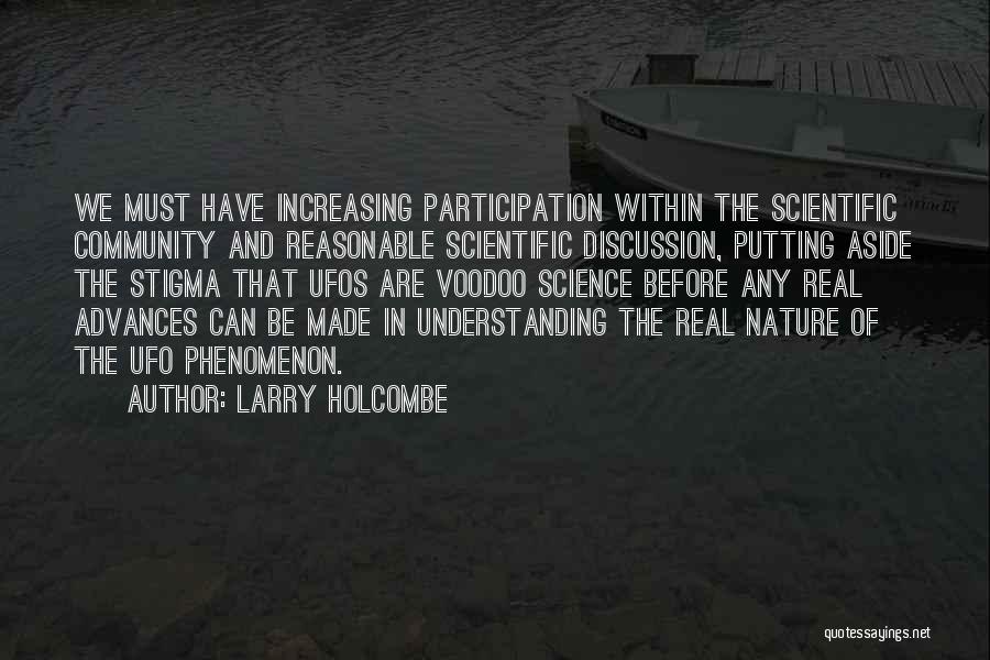 Voodoo Quotes By Larry Holcombe