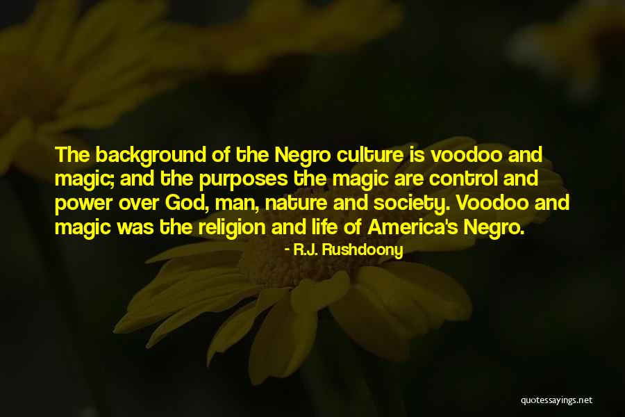 Voodoo Quotes By R.J. Rushdoony