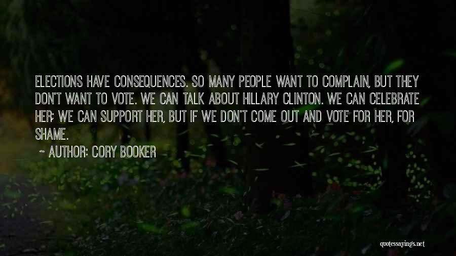 Vote And Support Quotes By Cory Booker