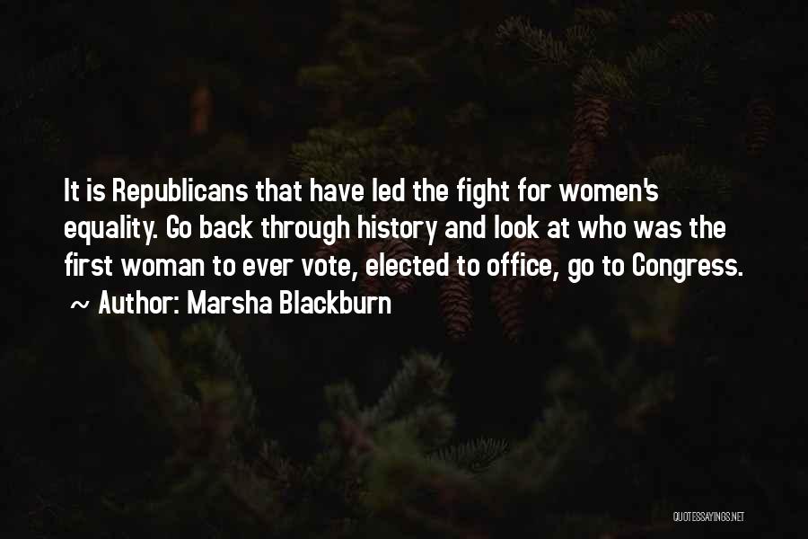 Vote For Congress Quotes By Marsha Blackburn