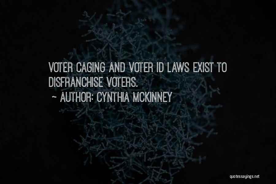 Voter Id Laws Quotes By Cynthia McKinney