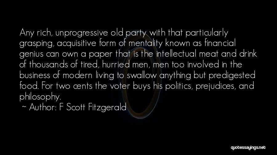 Voter Quotes By F Scott Fitzgerald