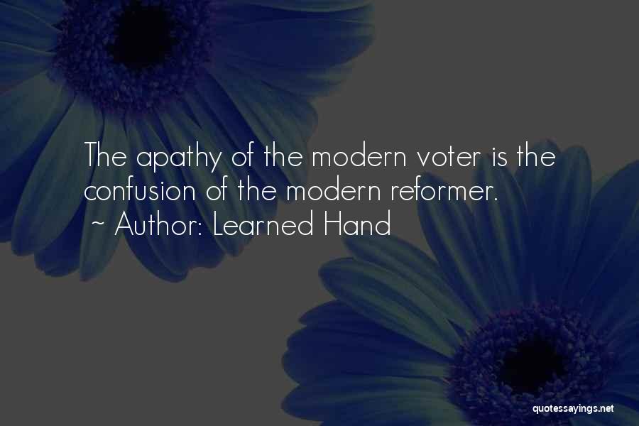 Voter Quotes By Learned Hand