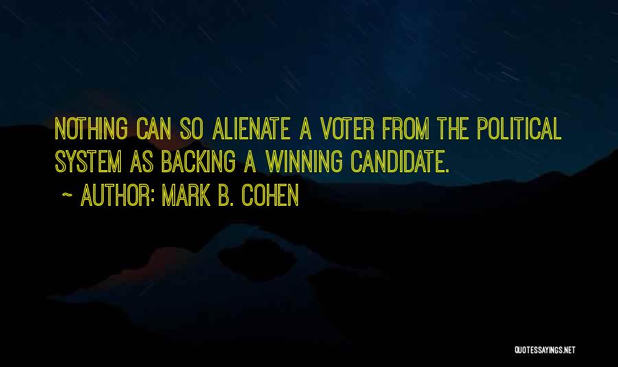 Voter Quotes By Mark B. Cohen