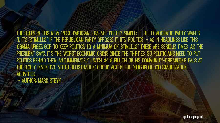 Voter Quotes By Mark Steyn