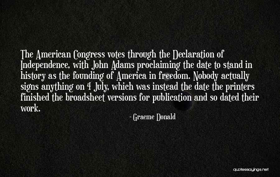 Votes As Quotes By Graeme Donald Votes As Quotes By Graeme Donald