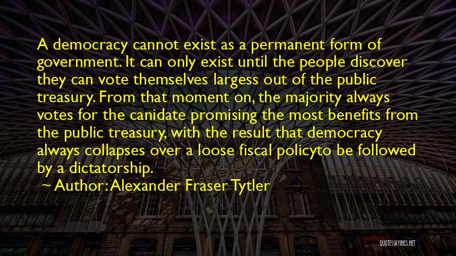 Votes Quotes By Alexander Fraser Tytler
