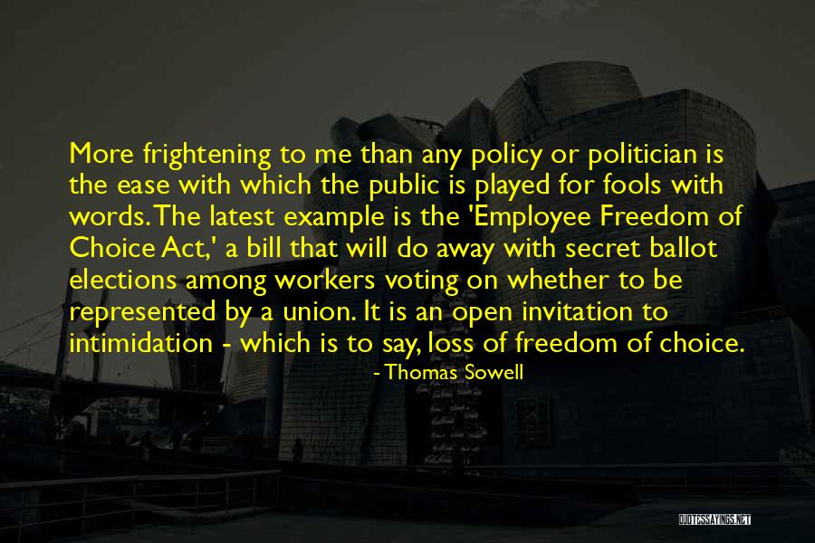 Voting And Freedom Quotes By Thomas Sowell Voting And Freedom Quotes By Thomas Sowell