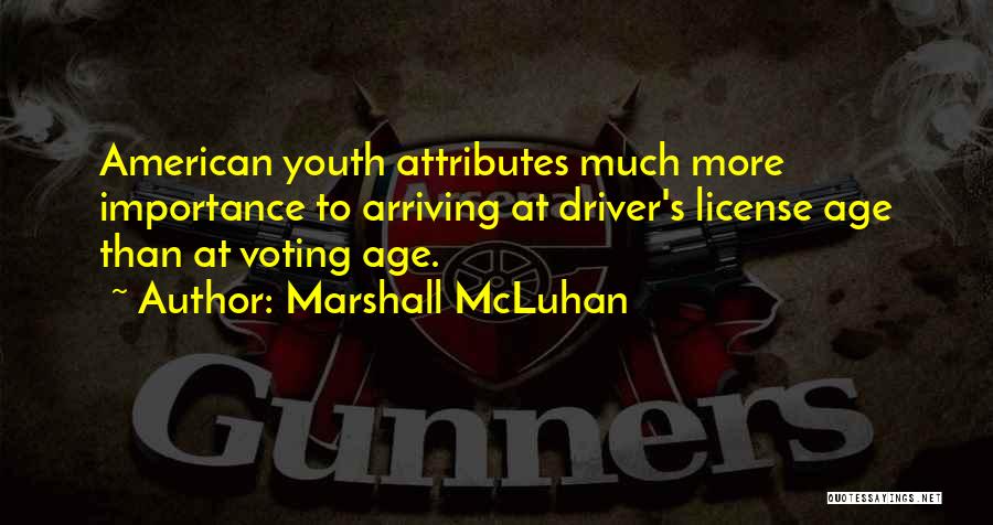 Voting Importance Quotes By Marshall McLuhan