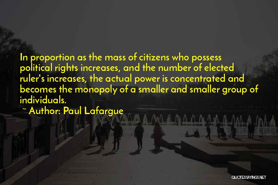 Voting In A Democracy Quotes By Paul Lafargue