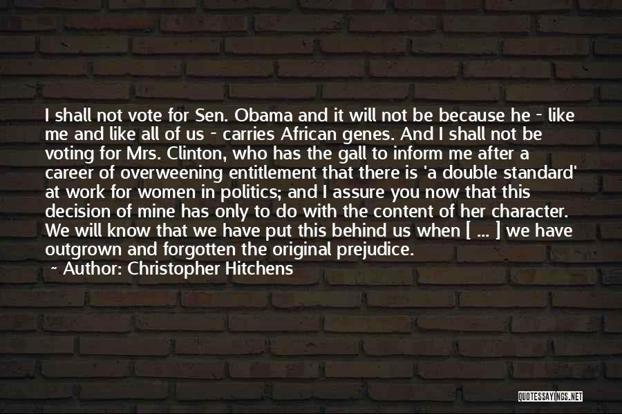 Voting In Elections Quotes By Christopher Hitchens