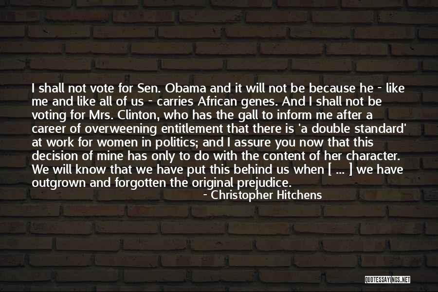 Voting In Elections Quotes By Christopher Hitchens