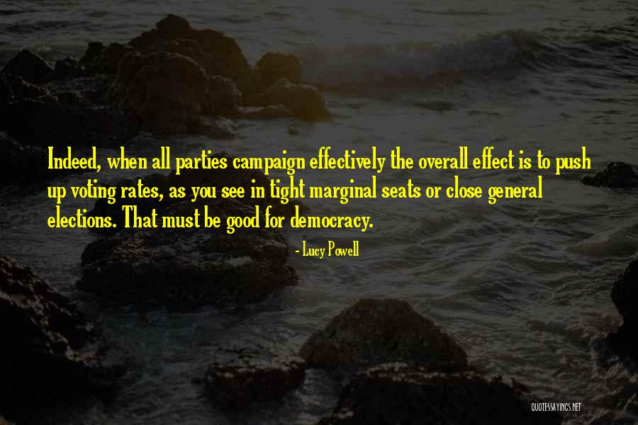 Voting In Elections Quotes By Lucy Powell