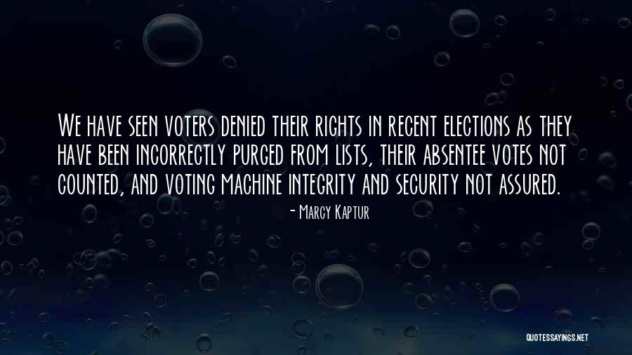 Voting In Elections Quotes By Marcy Kaptur