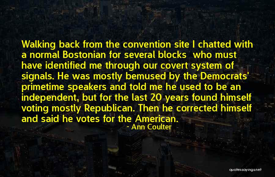 Voting Republican Quotes By Ann Coulter