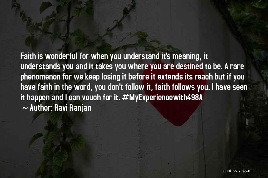 Vouch Quotes By Ravi Ranjan