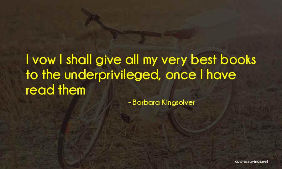 Vow Quotes By Barbara Kingsolver Vow Quotes By Barbara Kingsolver