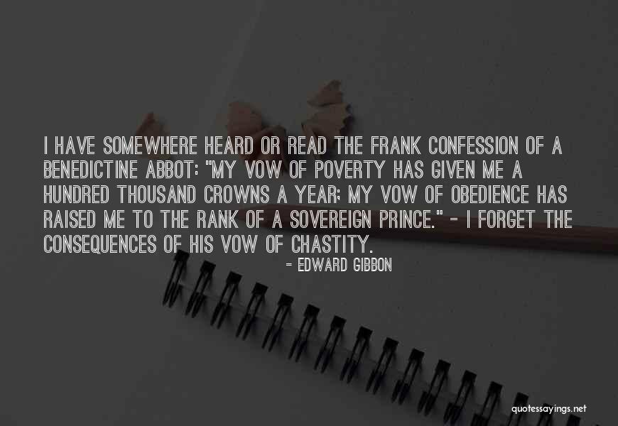 Vow Quotes By Edward Gibbon Vow Quotes By Edward Gibbon