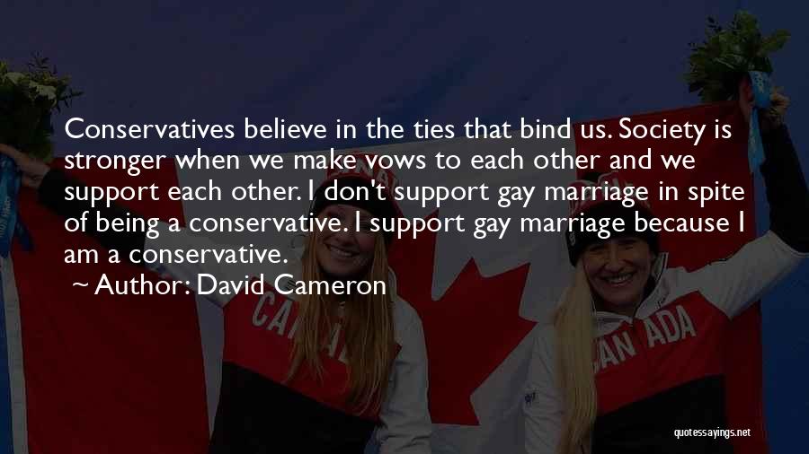 Vows In Marriage Quotes By David Cameron