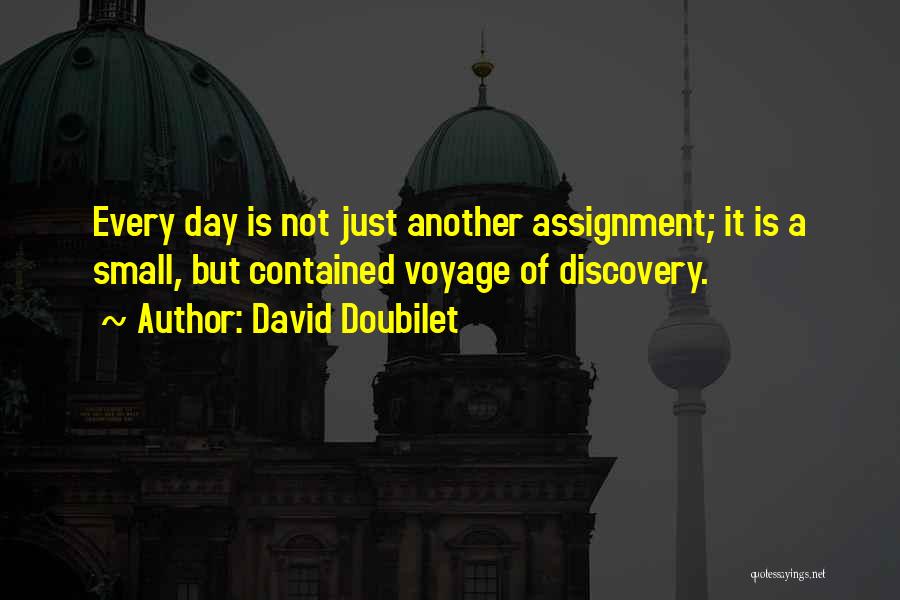Voyages Of Discovery Quotes By David Doubilet