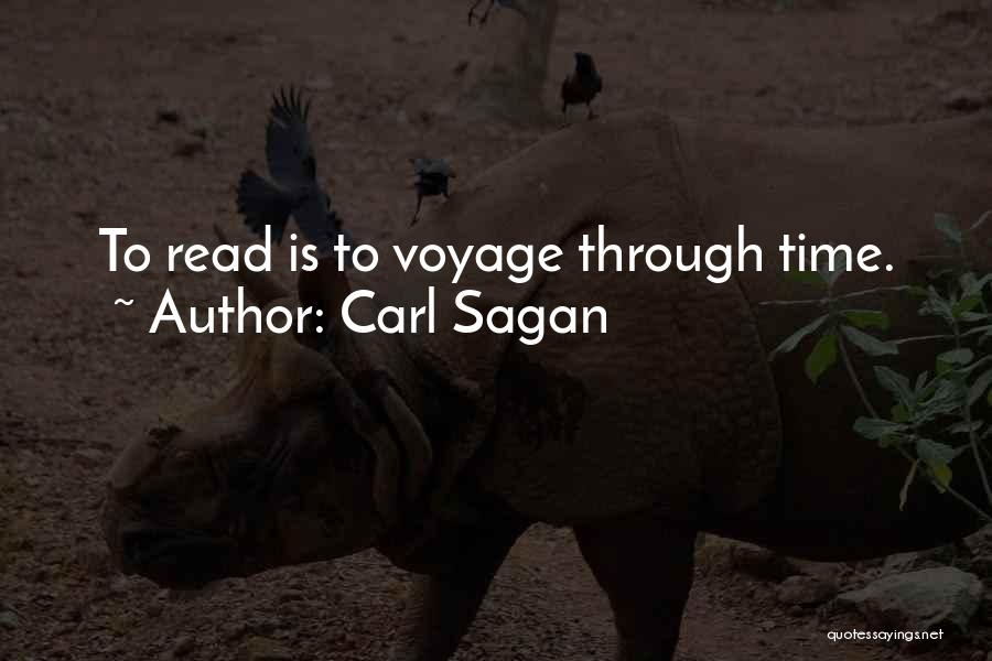 Voyages Quotes By Carl Sagan