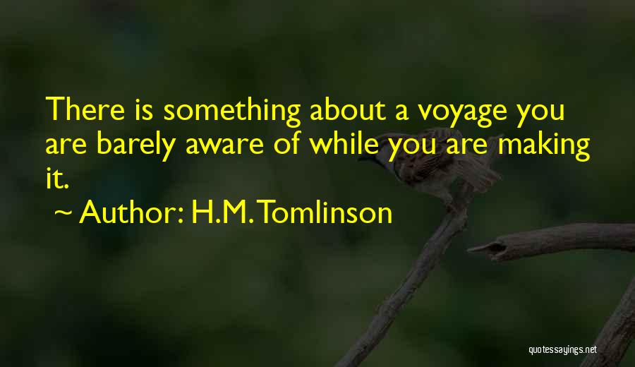 Voyages Quotes By H.M. Tomlinson