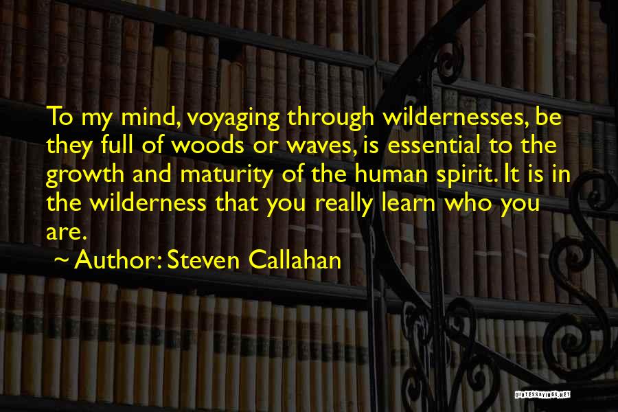 Voyaging Quotes By Steven Callahan