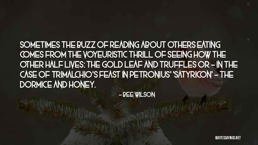 Voyeuristic Quotes By Bee Wilson Voyeuristic Quotes By Bee Wilson