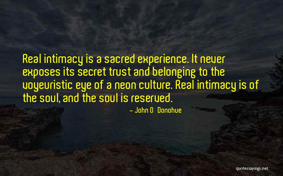 Voyeuristic Quotes By John O'Donohue Voyeuristic Quotes By John O'Donohue