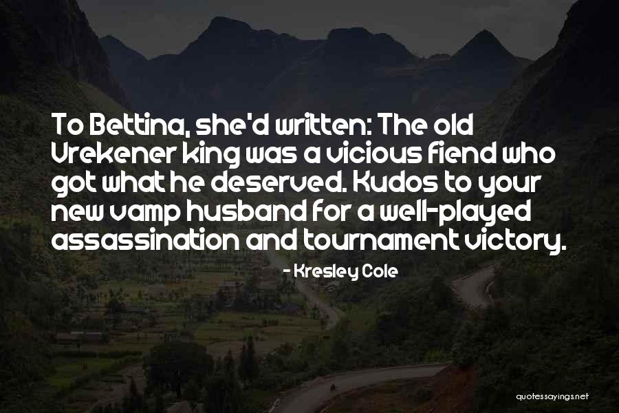 Vrekener Quotes By Kresley Cole Vrekener Quotes By Kresley Cole
