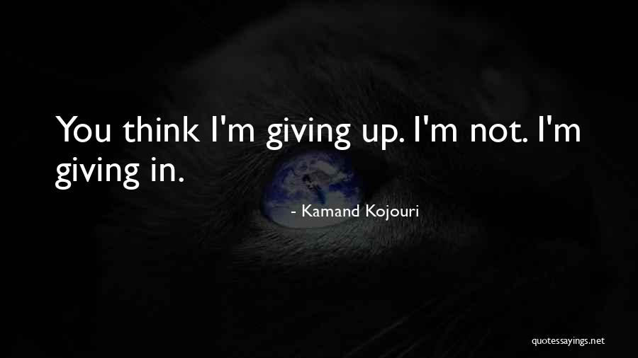 Vrhunac Quotes By Kamand Kojouri