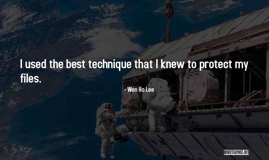 Vtr 346 Quotes By Wen Ho Lee Vtr 346 Quotes By Wen Ho Lee