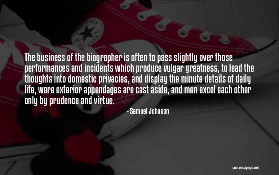 Vulgar Life Quotes By Samuel Johnson Vulgar Life Quotes By Samuel Johnson