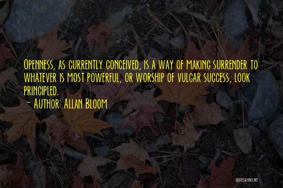 Vulgar Quotes By Allan Bloom