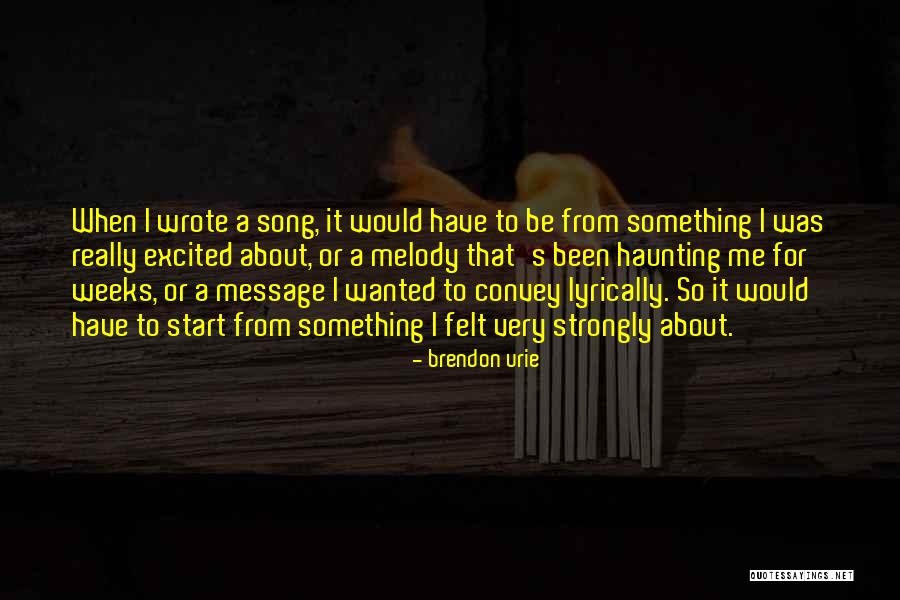 Vulgora Quotes By Brendon Urie Vulgora Quotes By Brendon Urie
