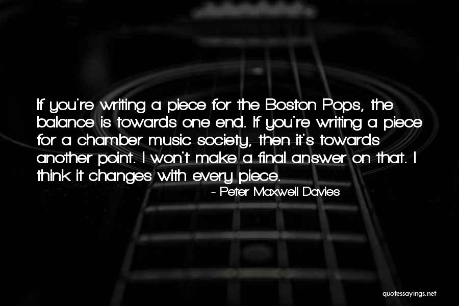 Vulkan Driver Quotes By Peter Maxwell Davies