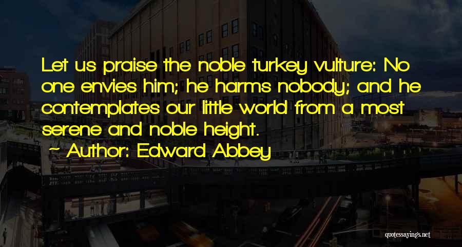 Vulture Quotes By Edward Abbey