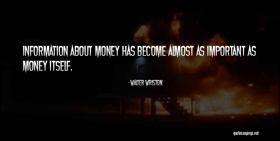 Vynas Klumpes Quotes By Walter Wriston Vynas Klumpes Quotes By Walter Wriston