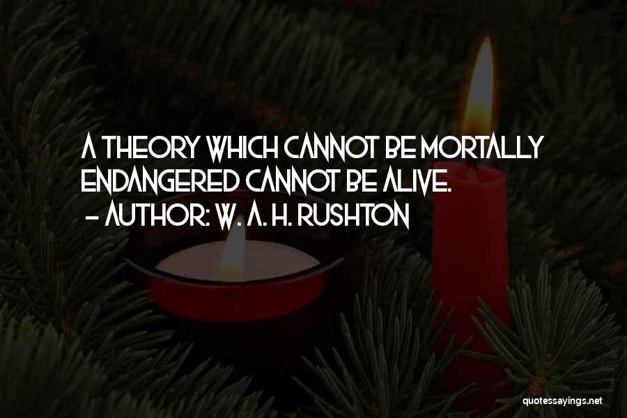 W. A. H. Rushton Quotes 1116736
