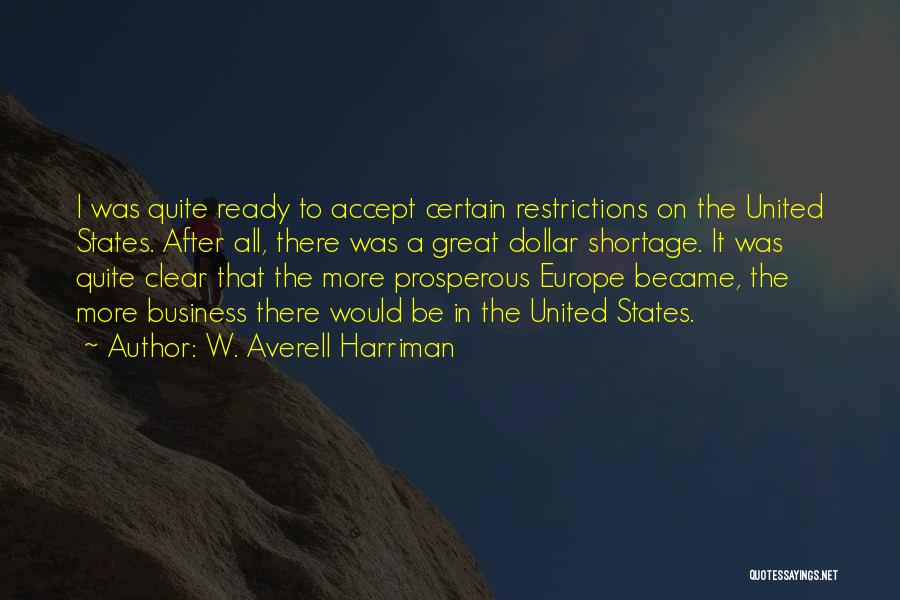 W. Averell Harriman Quotes 499795