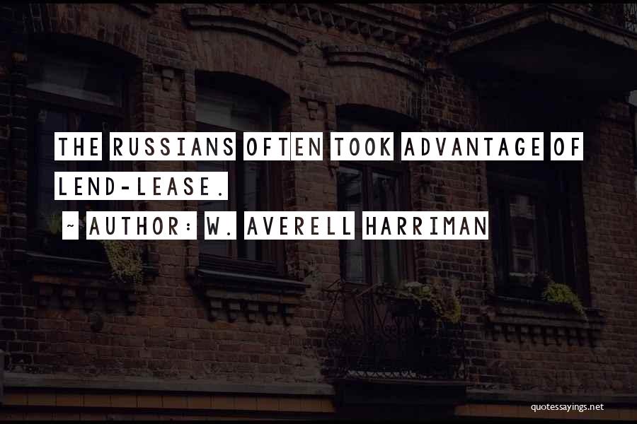 W. Averell Harriman Quotes 912522