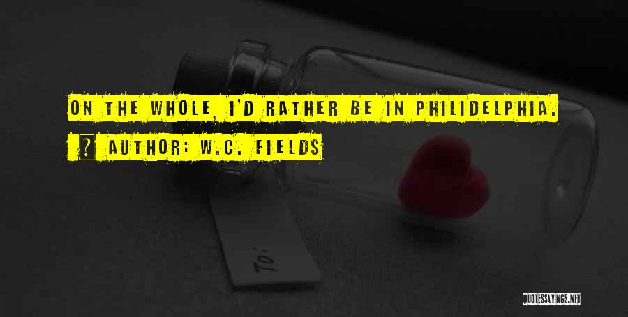 W.C. Fields Quotes 1666933